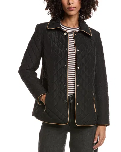 Jones New York Quilted Jacket In Black