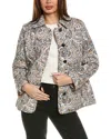 Jones New York Quilted Jacket In Brown