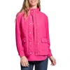 Jones New York Petite Mock-neck Quilted Puffer Vest In Azalea