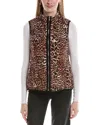 Jones New York Quilted Vest In Brown