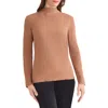 Jones New York Rib Short Sleeve Sweater In Brown