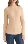 Jones New York Sutton Mock Neck Sweater In Neutral