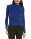 Jones New York Rib Raglan Sweater In Blue