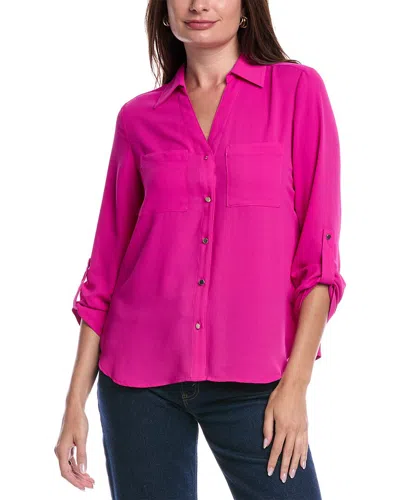 Jones New York Roll Tab Shirt