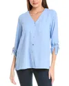 JONES NEW YORK ROLL-UP TAB TUNIC