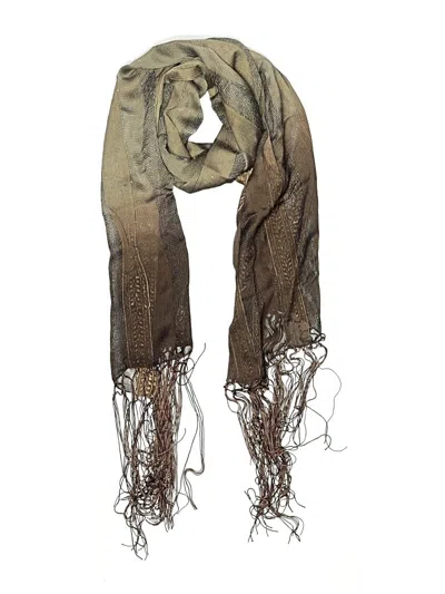 Pre-owned Jones New York Scarf In Brown