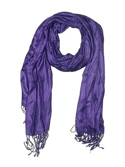 Pre-owned Jones New York Scarf In Purple