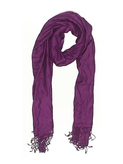 Pre-owned Jones New York Scarf In Purple