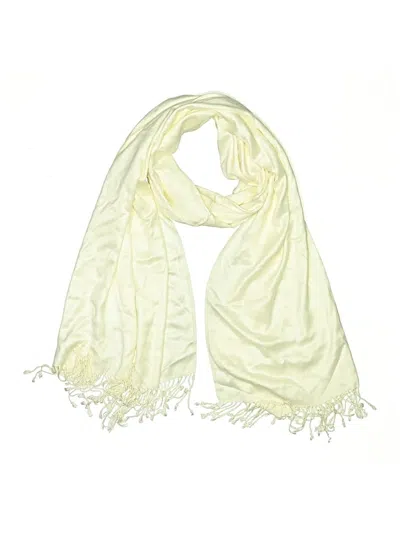 Pre-owned Jones New York Scarf In White