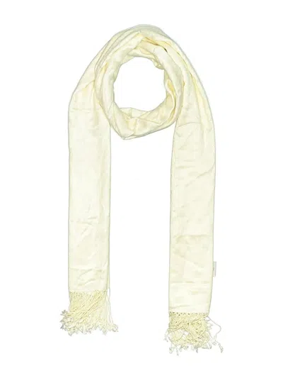 Pre-owned Jones New York Scarf In White