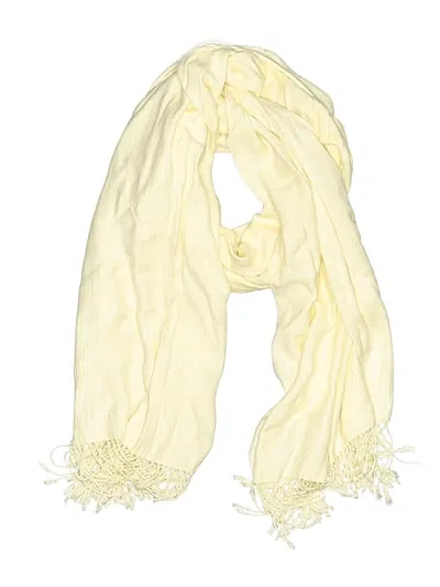 Pre-owned Jones New York Scarf In White