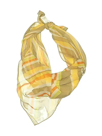 Pre-owned Jones New York Scarf In Yellow