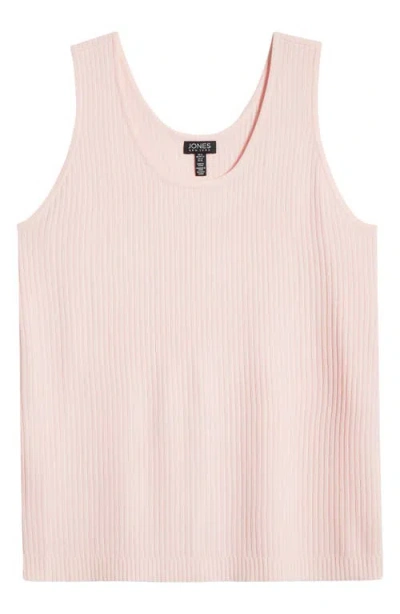 Jones New York Scoop Neck Rib Sweater Tank In Petal Pink