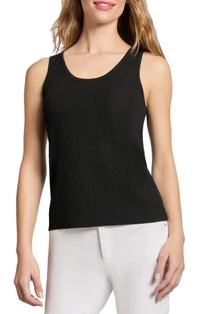 Jones New York Scoop Neck Sweater Tank In Jones Black