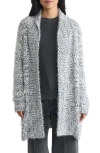 Jones New York Women's Shawl Collar Open Front Sweater In Gray