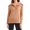 Jones New York Shawl Collar Sweater In Brown