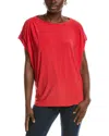 Jones New York Shirred Extended Shoulder Top