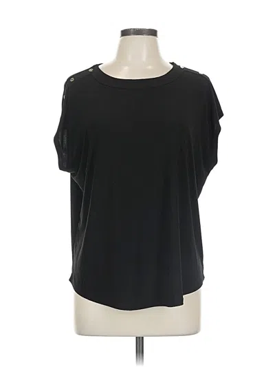 Pre-owned Jones New York Short Sleeve T-shirt In Black