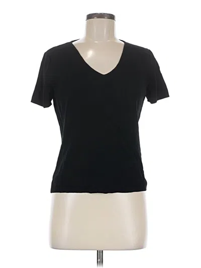 Pre-owned Jones New York Short Sleeve T-shirt In Black