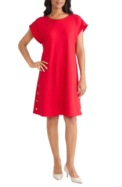 JONES NEW YORK JONES NEW YORK SIDE BUTTON SWING DRESS