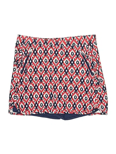 Pre-owned Jones New York Signature Active Skort In Red
