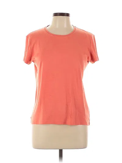 Pre-owned Jones New York Signature Active T-shirt In Orange