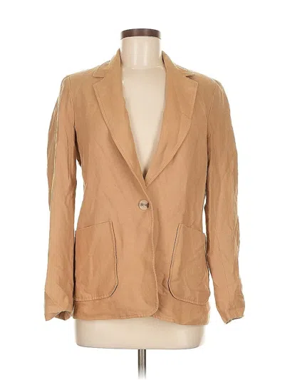 Pre-owned Jones New York Signature Blazer Jacket In Brown