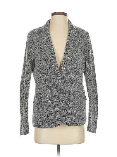 Pre-owned Jones New York Signature Blazer Jacket In Gray