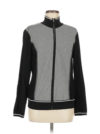 Pre-owned Jones New York Signature Cardigan Sweater In Black