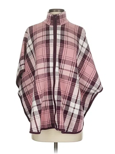 Pre-owned Jones New York Signature Cardigan Sweater In Burgundy
