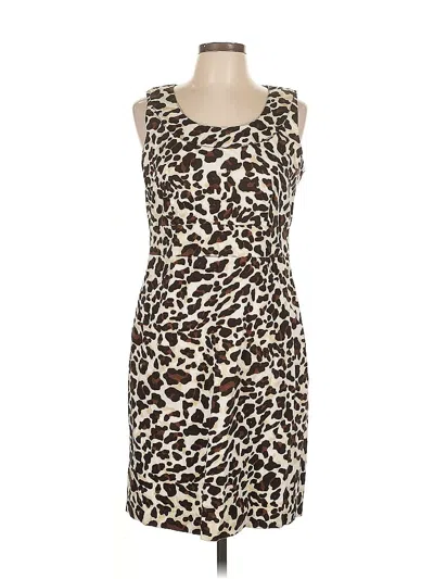 Pre-owned Jones New York Signature Casual Dress In Brown