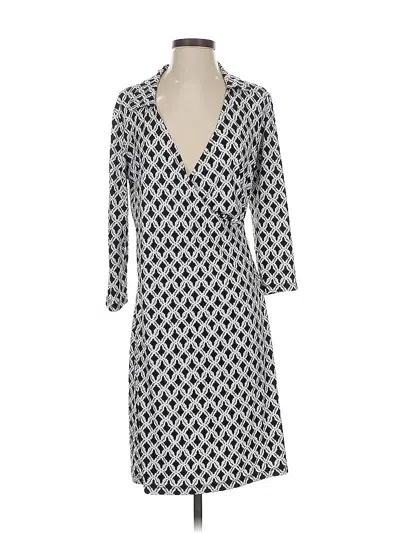 Pre-owned Jones New York Signature Casual Dress In Gray