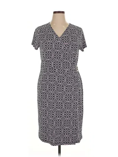 Pre-owned Jones New York Signature Casual Dress In Gray