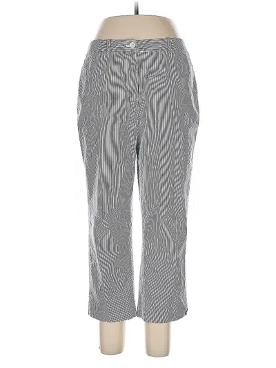 Pre-owned Jones New York Signature Casual Pants In Gray