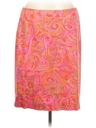 Pre-owned Jones New York Signature Casual Skirt In Orange