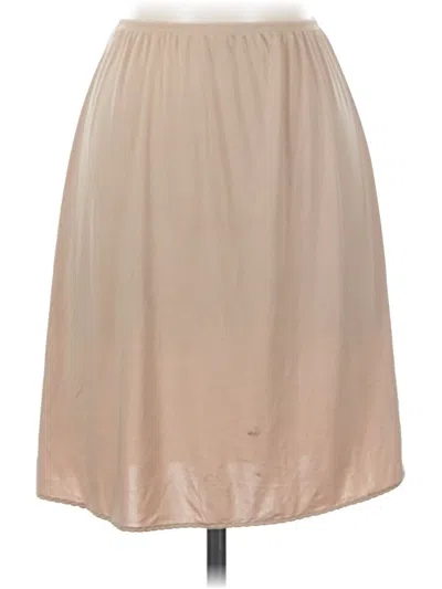 Pre-owned Jones New York Signature Casual Skirt In Tan