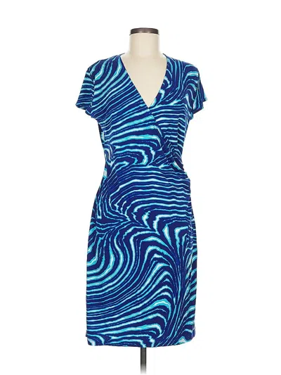 Pre-owned Jones New York Signature Cocktail Dress In Blue