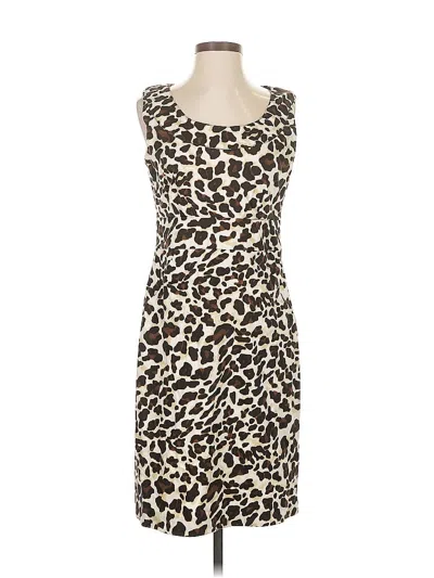 Pre-owned Jones New York Signature Cocktail Dress In Brown