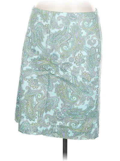 Pre-owned Jones New York Signature Formal Skirt In Blue