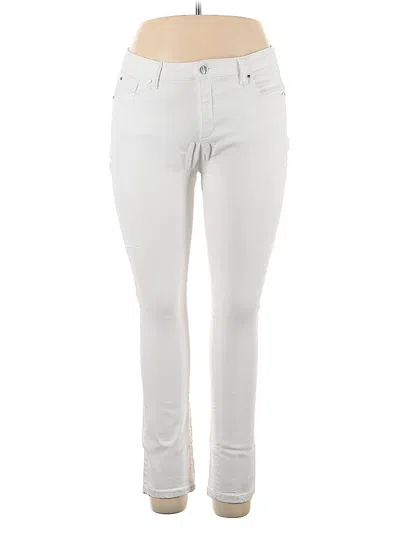 Pre-owned Jones New York Signature Jeans In White