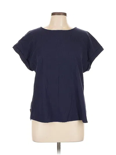 Pre-owned Jones New York Signature Short Sleeve T-shirt In Blue