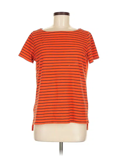 Pre-owned Jones New York Signature Short Sleeve T-shirt In Orange