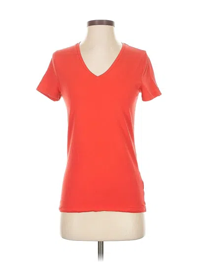Pre-owned Jones New York Signature Short Sleeve T-shirt In Orange