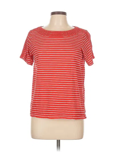 Pre-owned Jones New York Signature Short Sleeve T-shirt In Red