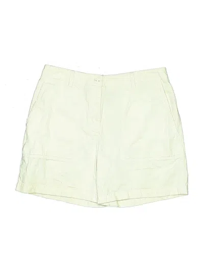 Pre-owned Jones New York Signature Shorts In White