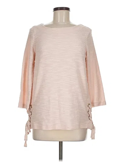 Pre-owned Jones New York Signature Sweatshirt In Tan
