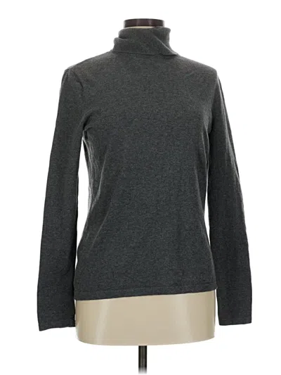 Pre-owned Jones New York Signature Turtleneck Sweater In Gray