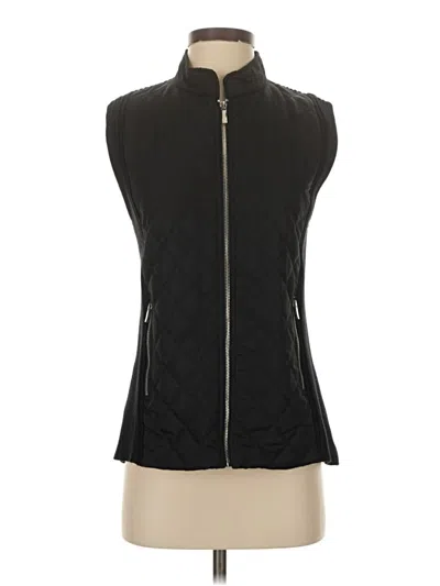 Pre-owned Jones New York Signature Vest In Black
