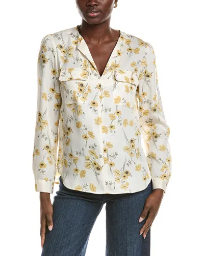 Jones New York Simplified Utility Blouse In Neutral