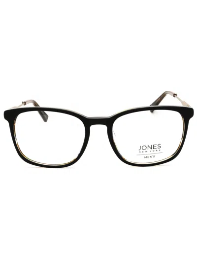 Jones New York Sleek Rectangular Eyeglasses For Men In Black